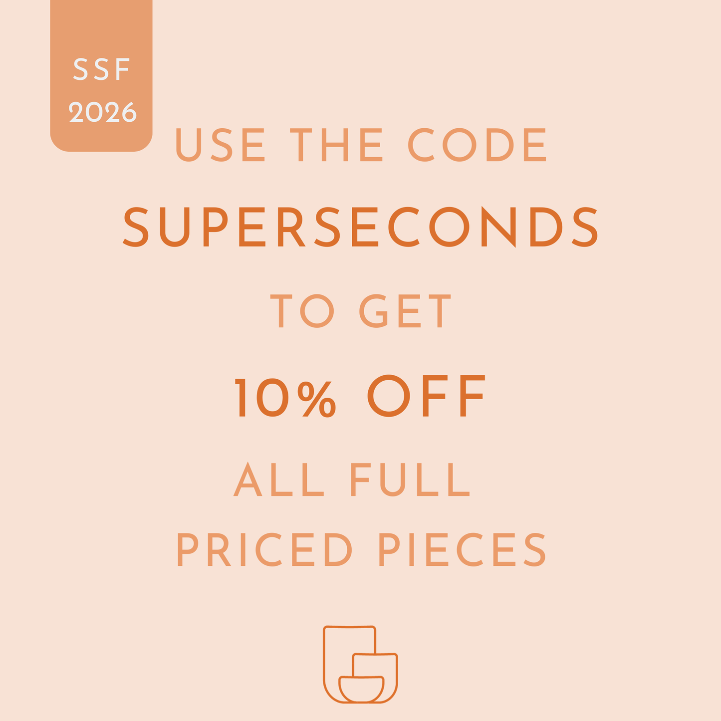 SECONDS: Espresso cups - 50% off