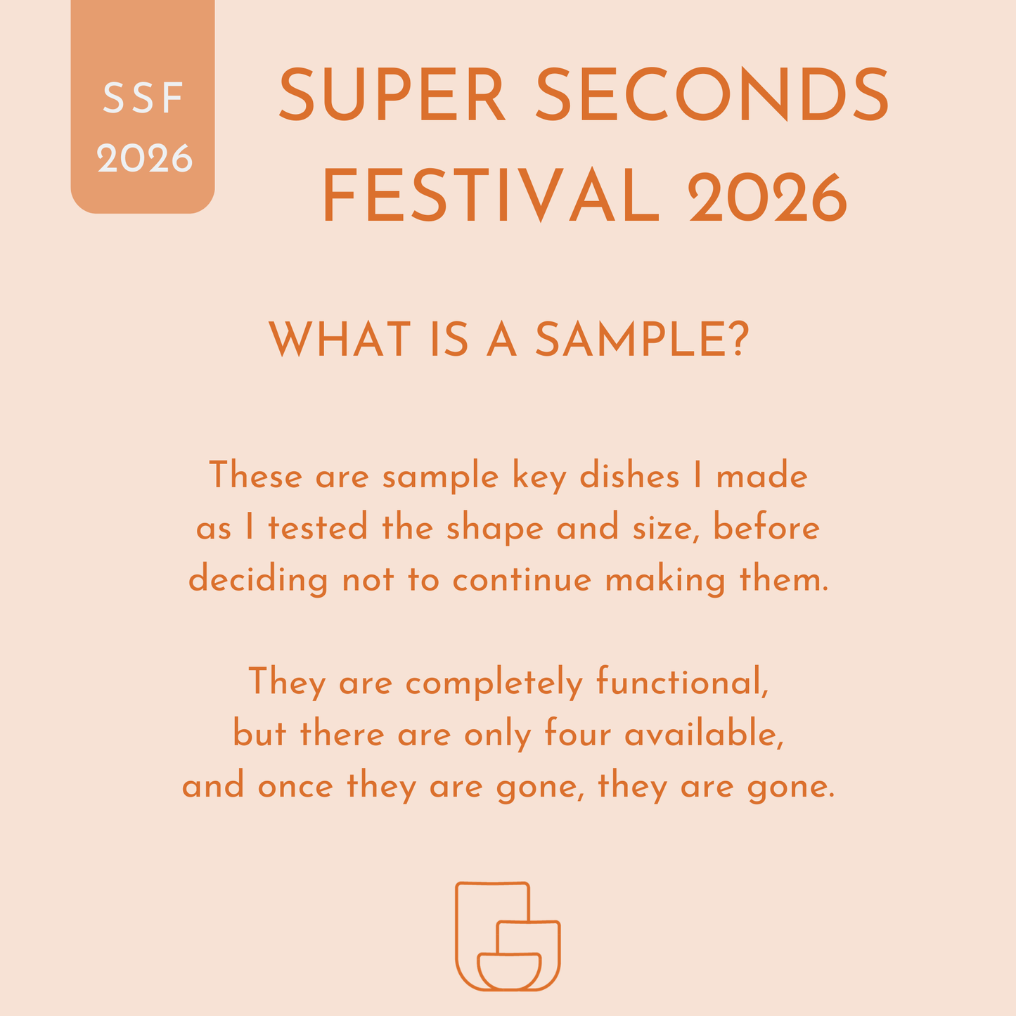 SAMPLES: Key dishes - 50% off